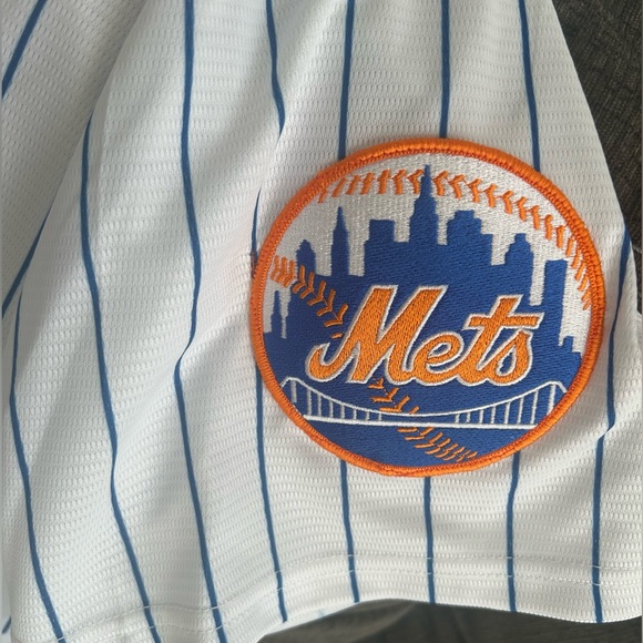 Nike New York Mets Juan Soto #22 Pinstripe with Patch Baseball Jersey Mens Sz XL - Picture 4 of 8